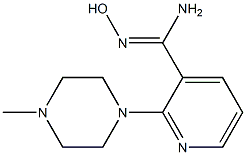 N'-hydroxy-2-(4-methylpiperazin-1-yl)pyridine-3-carboximidamide Structure