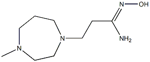 N'-hydroxy-3-(4-methyl-1,4-diazepan-1-yl)propanimidamide Structure