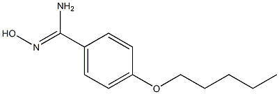 N'-hydroxy-4-(pentyloxy)benzenecarboximidamide Structure