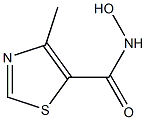 N-hydroxy-4-methyl-1,3-thiazole-5-carboxamide 구조식 이미지