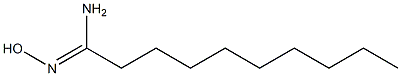 N'-hydroxydecanimidamide 구조식 이미지