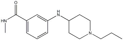 N-methyl-3-[(1-propylpiperidin-4-yl)amino]benzamide Structure