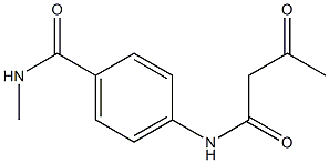N-methyl-4-(3-oxobutanamido)benzamide 구조식 이미지