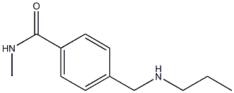N-methyl-4-[(propylamino)methyl]benzamide 구조식 이미지