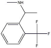 N-methyl-N-{1-[2-(trifluoromethyl)phenyl]ethyl}amine 구조식 이미지