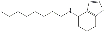 N-octyl-4,5,6,7-tetrahydro-1-benzofuran-4-amine 구조식 이미지