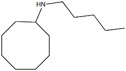 N-pentylcyclooctanamine Structure