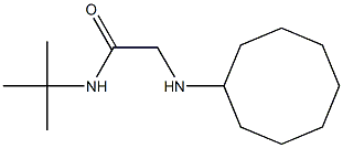 N-tert-butyl-2-(cyclooctylamino)acetamide Structure