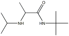 N-tert-butyl-2-(propan-2-ylamino)propanamide 구조식 이미지