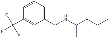 pentan-2-yl({[3-(trifluoromethyl)phenyl]methyl})amine Structure