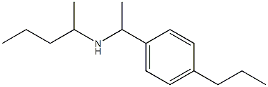 pentan-2-yl[1-(4-propylphenyl)ethyl]amine Structure