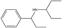 pentan-3-yl(1-phenylpropyl)amine Structure