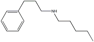 pentyl(3-phenylpropyl)amine Structure