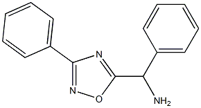 phenyl(3-phenyl-1,2,4-oxadiazol-5-yl)methanamine 구조식 이미지