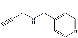 prop-2-yn-1-yl[1-(pyridin-4-yl)ethyl]amine Structure
