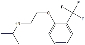 propan-2-yl({2-[2-(trifluoromethyl)phenoxy]ethyl})amine 구조식 이미지