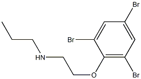 propyl[2-(2,4,6-tribromophenoxy)ethyl]amine Structure