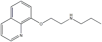 propyl[2-(quinolin-8-yloxy)ethyl]amine Structure