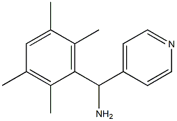 pyridin-4-yl(2,3,5,6-tetramethylphenyl)methanamine Structure