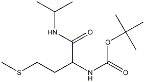 tert-butyl 1-[(isopropylamino)carbonyl]-3-(methylthio)propylcarbamate 구조식 이미지