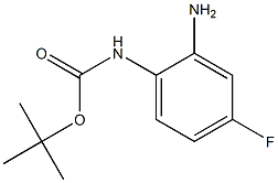 tert-butyl 2-amino-4-fluorophenylcarbamate 구조식 이미지