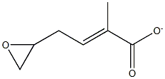 2,3-epoxypropyl-2-methyl-prop-2-enoate Structure