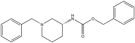 (R)-1-Benzyl-3-N-Cbz-amino-piperidine Structure
