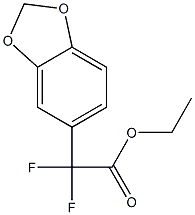 Ethyl Benzo[1,3]dioxol-5-yl-difluoroacetate Structure