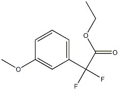 Ethyl Difluoro-(3-methoxyphenyl)acetate Structure