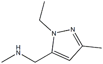 1H-Pyrazole-5-methanamine,  1-ethyl-N,3-dimethyl- Structure