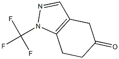 4,5,6,7-tetrahydro-5-oxo-trifluoromethyl-1H-indazole Structure