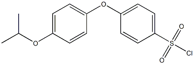 4-(4-Isopropoxy-phenoxy)-benzenesulfonyl chloride Structure