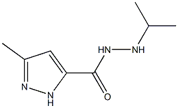 3-methyl-N'-(propan-2-yl)-1H-pyrazole-5-carbohydrazide Structure