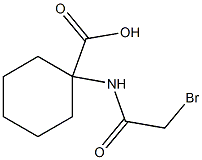 1-(2-Bromo-acetylamino)-cyclohexanecarboxylic acid Structure