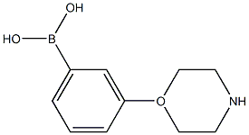 3-(Morpholin-1-yl)phenylboronic acid Structure