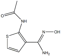 N-{3-[amino(hydroxyimino)methyl]-2-thienyl}acetamide Structure