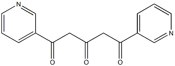 1,5-di(3-pyridinyl)-1,3,5-pentanetrione 구조식 이미지