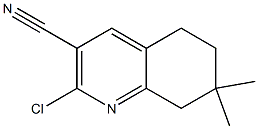 2-chloro-7,7-dimethyl-5,6,7,8-tetrahydroquinoline-3-carbonitrile Structure