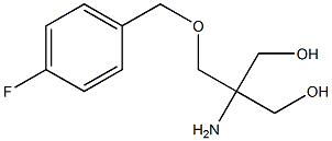 2-amino-2-{[(4-fluorobenzyl)oxy]methyl}-1,3-propanediol Structure