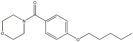 4-(4-morpholinylcarbonyl)phenyl pentyl ether 구조식 이미지