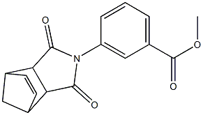 methyl 3-(3,5-dioxo-4-azatricyclo[5.2.1.0~2,6~]dec-8-en-4-yl)benzoate Structure