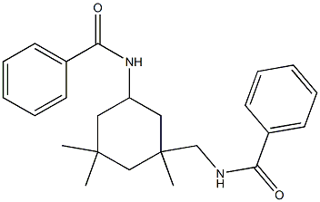 N-{3-[(benzoylamino)methyl]-3,5,5-trimethylcyclohexyl}benzamide Structure