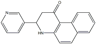 3-pyridin-3-yl-3,4-dihydrobenzo[f]quinolin-1(2H)-one Structure