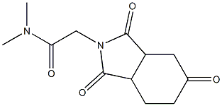 N,N-dimethyl-2-(1,3,5-trioxooctahydro-2H-isoindol-2-yl)acetamide Structure