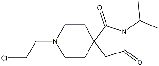 8-(2-chloroethyl)-2-isopropyl-2,8-diazaspiro[4.5]decane-1,3-dione Structure