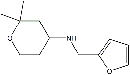 N-(2,2-dimethyltetrahydro-2H-pyran-4-yl)-N-(2-furylmethyl)amine Structure