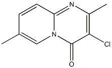 3-chloro-2,7-dimethyl-4H-pyrido[1,2-a]pyrimidin-4-one 구조식 이미지