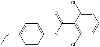 2,6-dichloro-N-(4-methoxyphenyl)benzamide 구조식 이미지