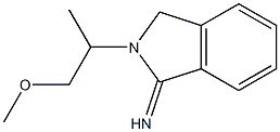 2-(2-methoxy-1-methylethyl)-1-isoindolinimine Structure