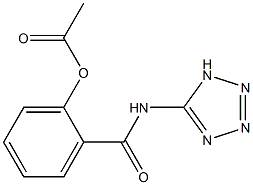 2-[(1H-tetraazol-5-ylamino)carbonyl]phenyl acetate 구조식 이미지